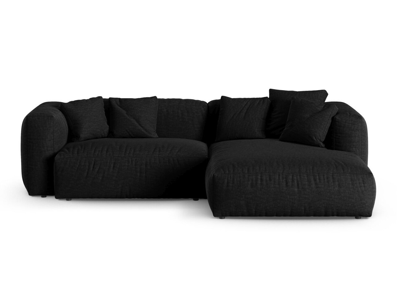 Modulinis minkštas kampas Sorcoro 123 (Boston Black)
