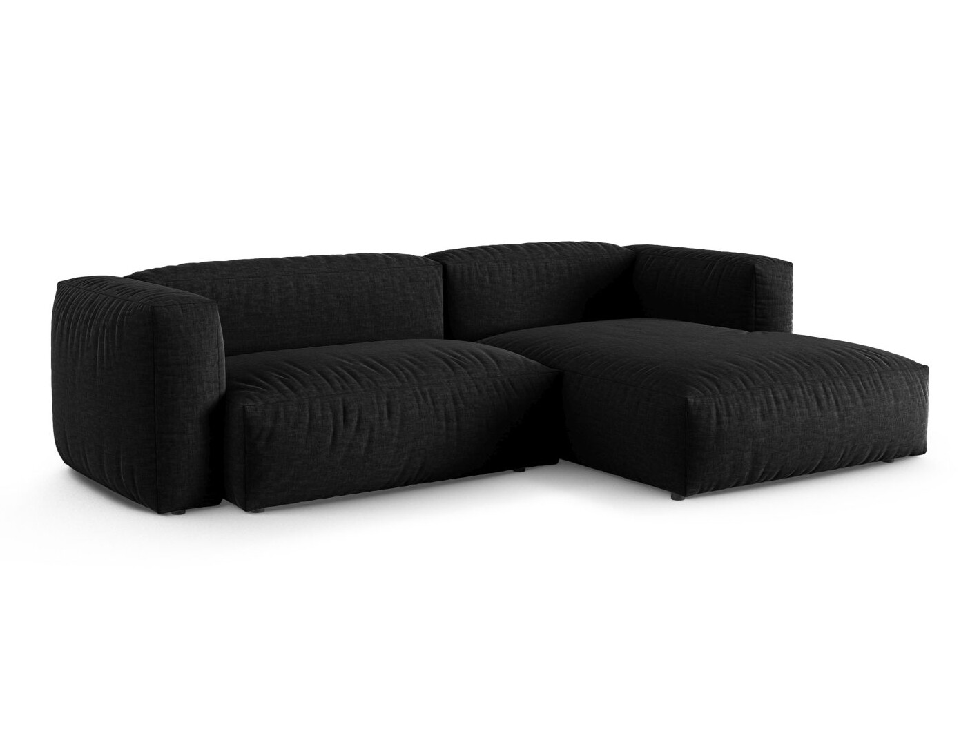 Modulinis minkštas kampas Sorcoro 123 (Boston Black)