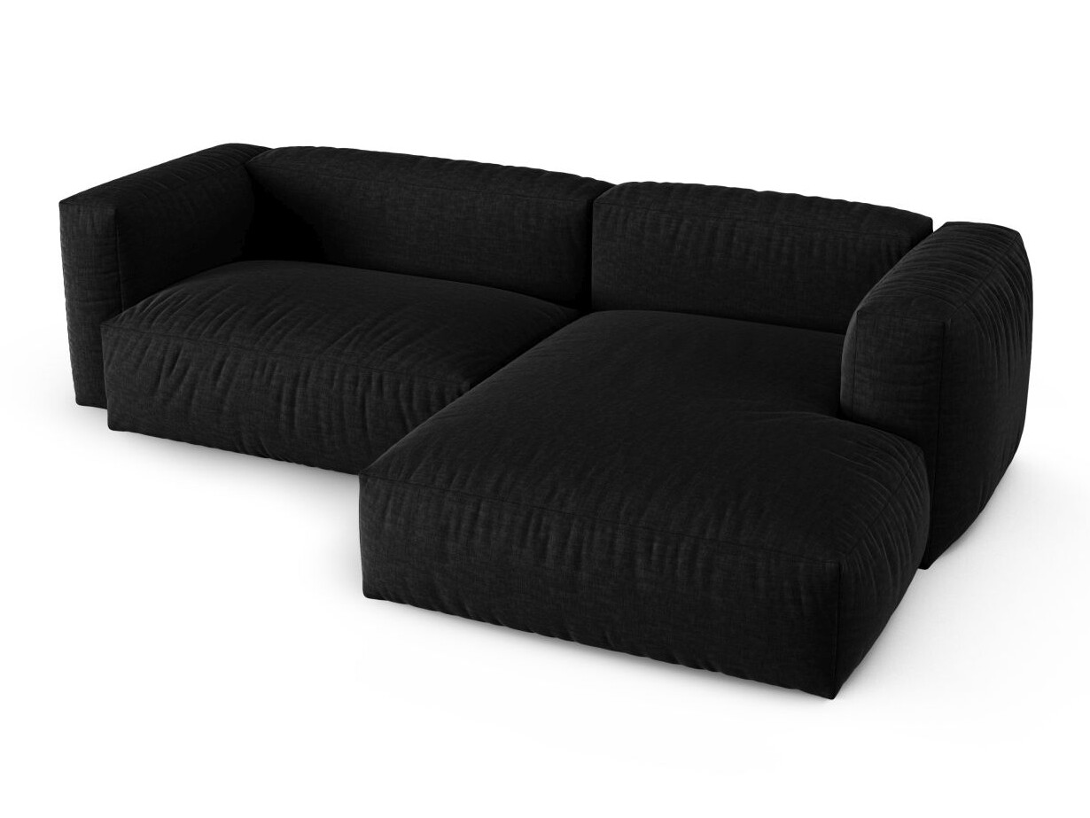 Modulinis minkštas kampas Sorcoro 123 (Boston Black)