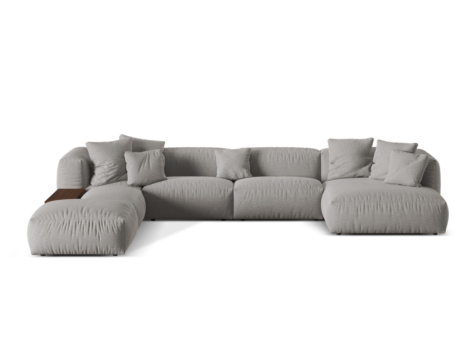Modulinis minkštas kampas Sorcoro 124 (Boston Light Grey)