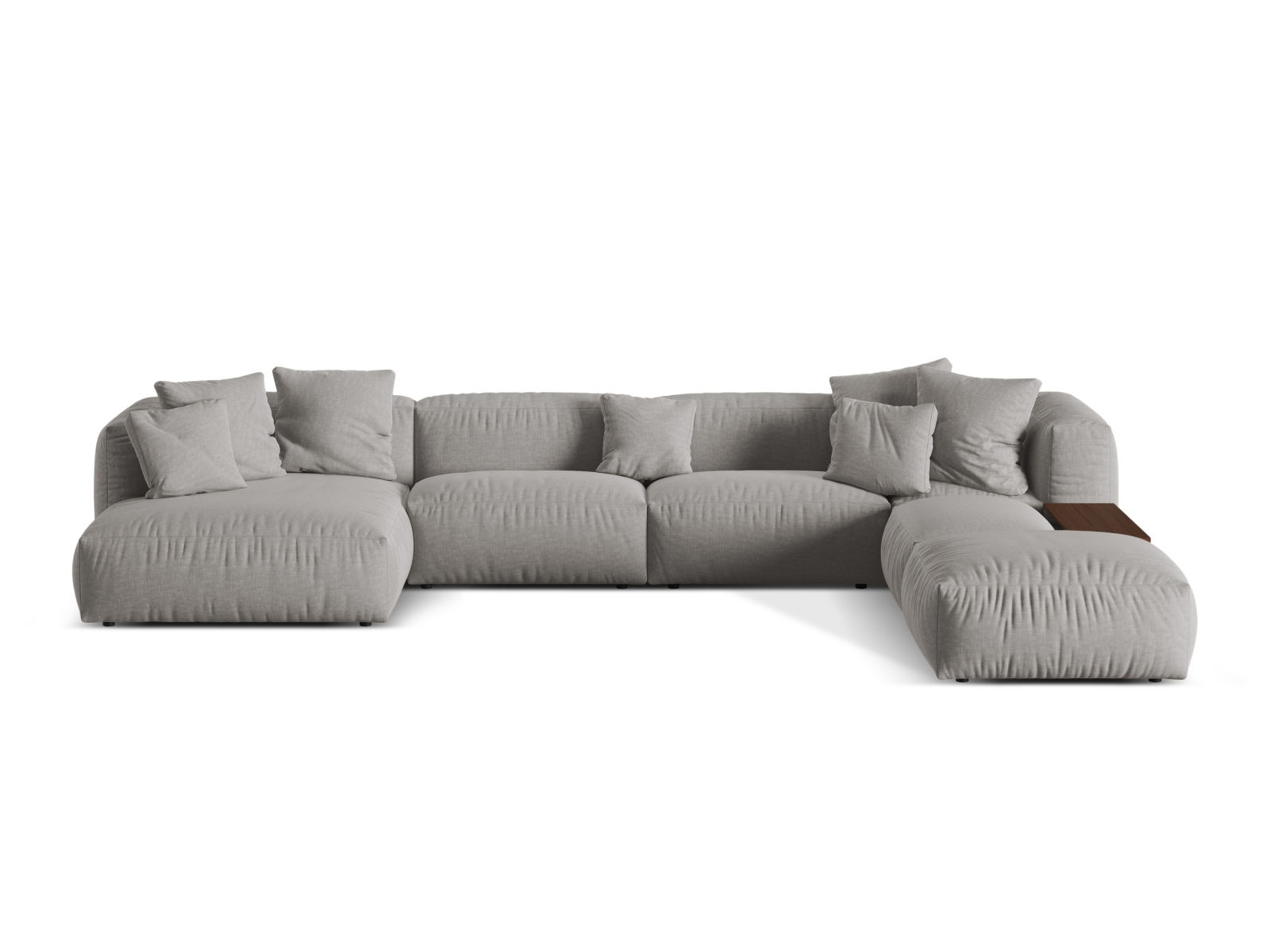 Modulinis minkštas kampas Sorcoro 124 (Boston Light Grey)