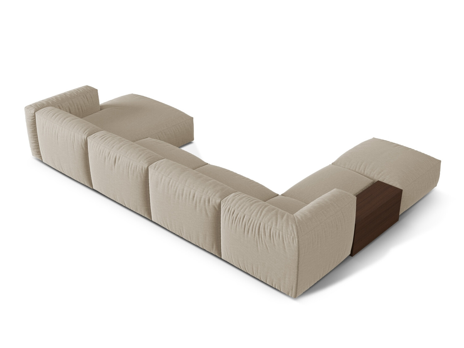 Modulinis minkštas kampas Sorcoro 124 (Boston Toffee)
