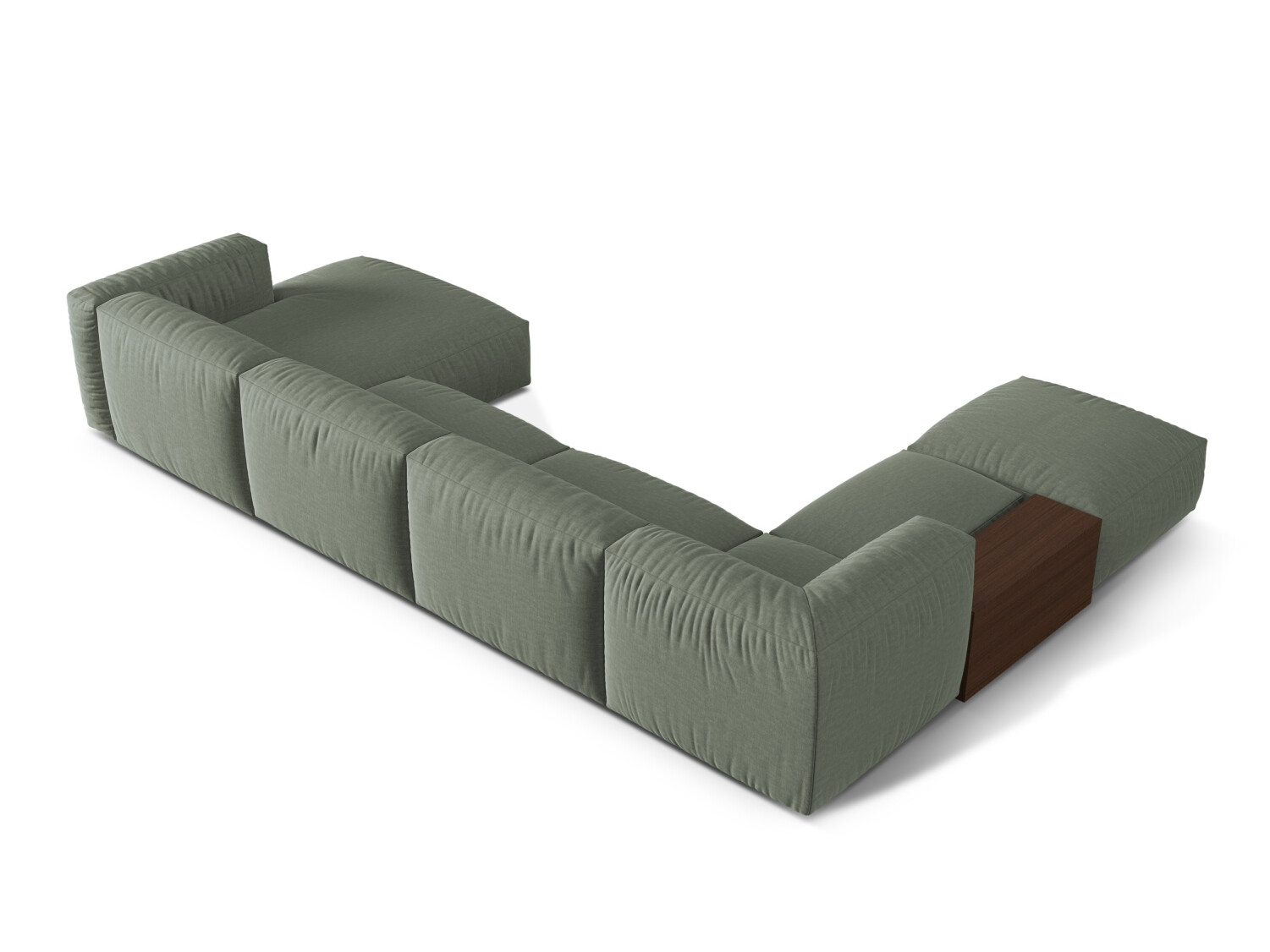 Modulinis minkštas kampas Sorcoro 124 (Boston Water Green)