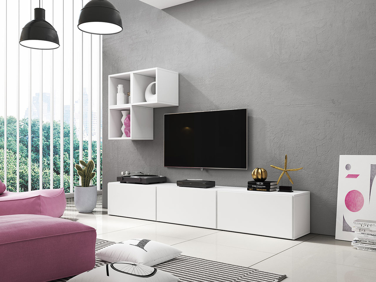 TV staliukas Corbele 102 (Balta)