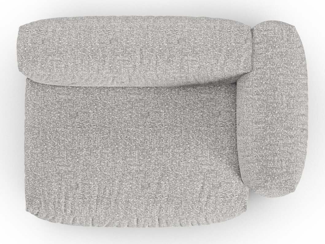 Modulinė sėdimoji dalis Sorcoro 129 (Monet Silver)