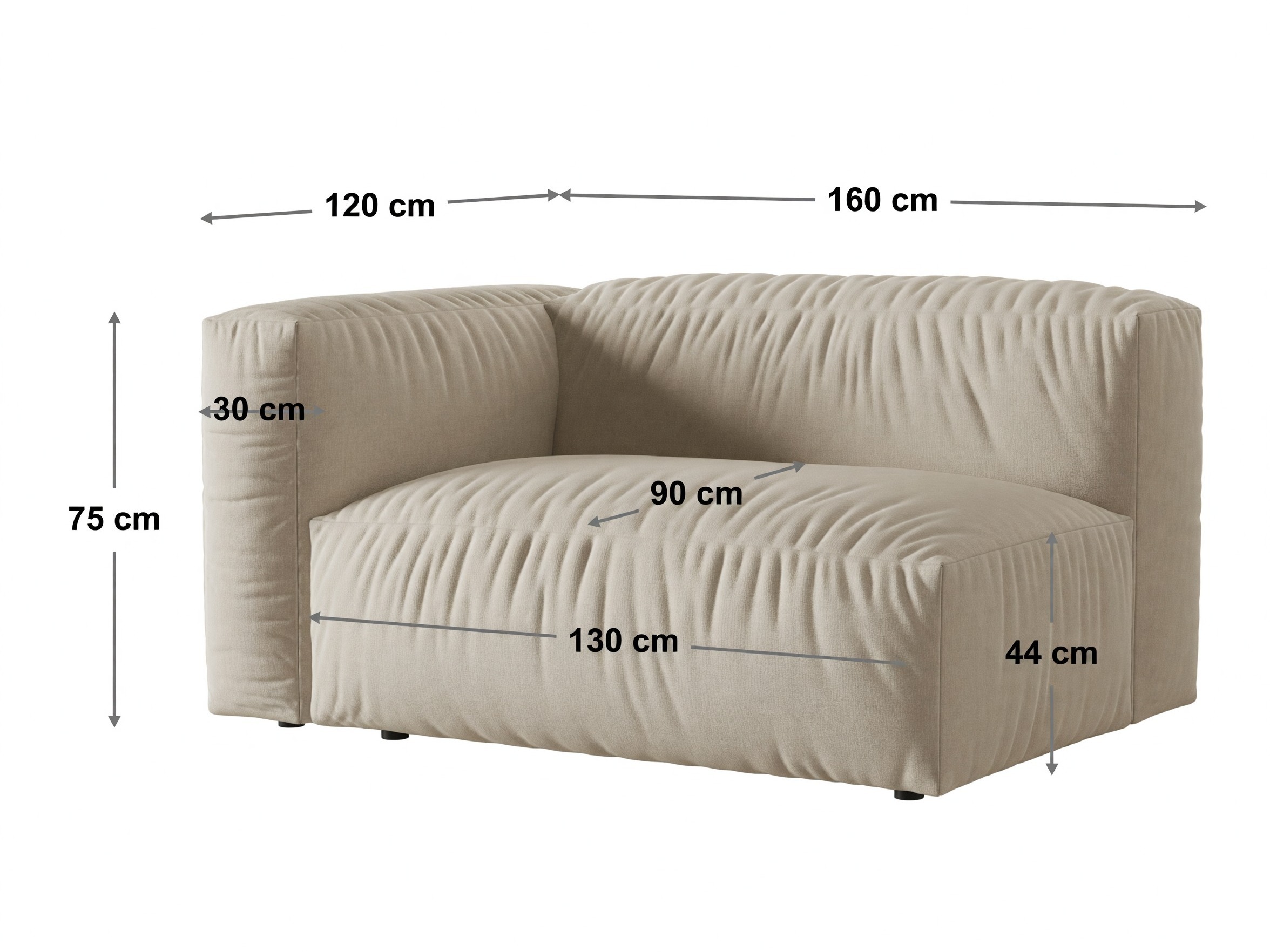 Modulinis fotelis Sorcoro 129 (Vogue 1)