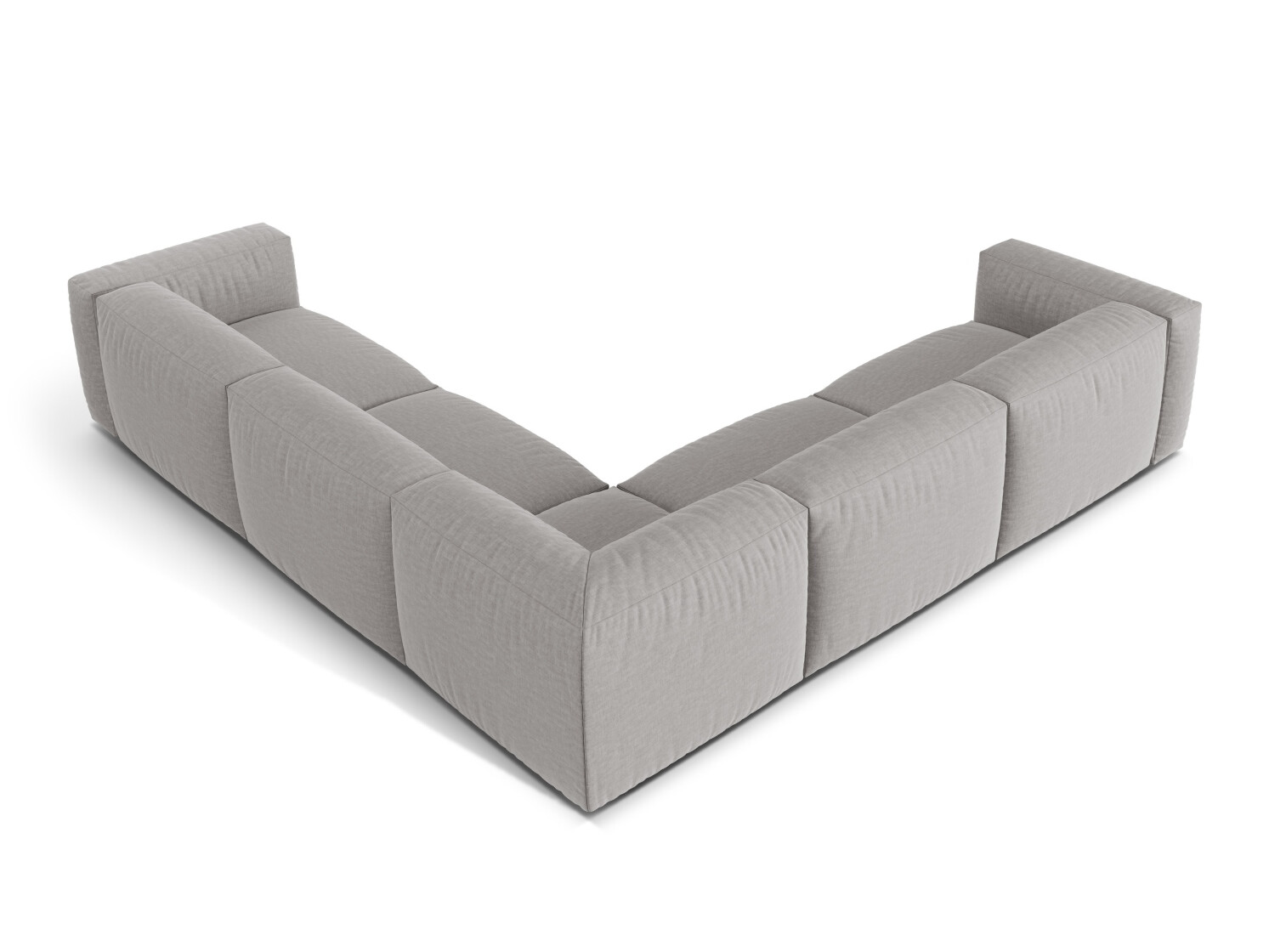 Modulinis minkštas kampas Sorcoro 130 (Boston Light Grey)