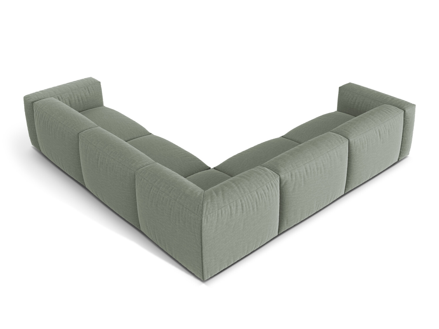 Modulinis minkštas kampas Sorcoro 130 (Boston Water Green)