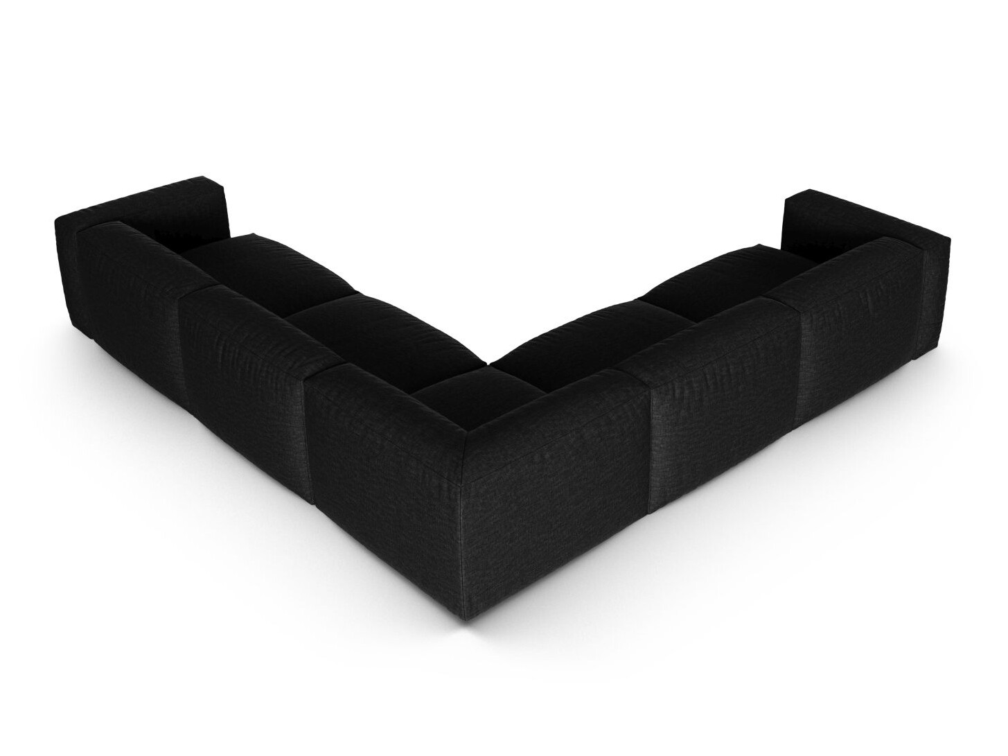 Modulinis minkštas kampas Sorcoro 131 (Boston Black)