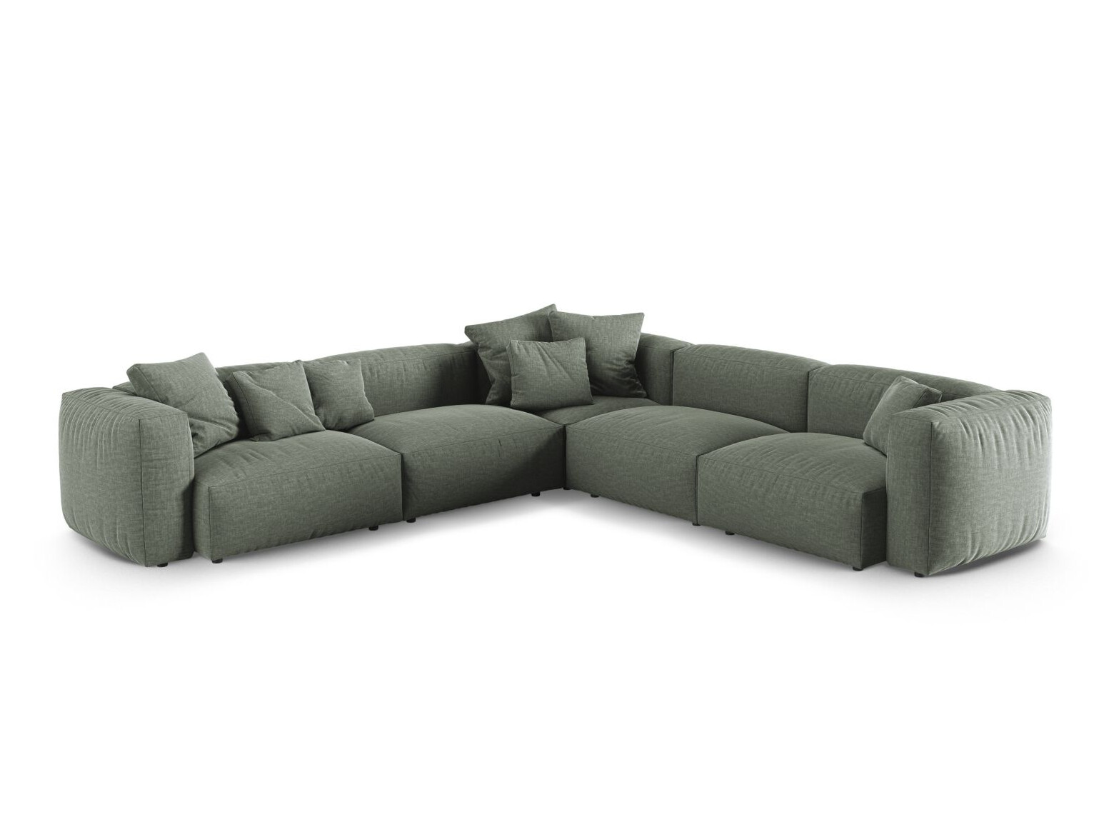 Modulinis minkštas kampas Sorcoro 131 (Boston Water Green)