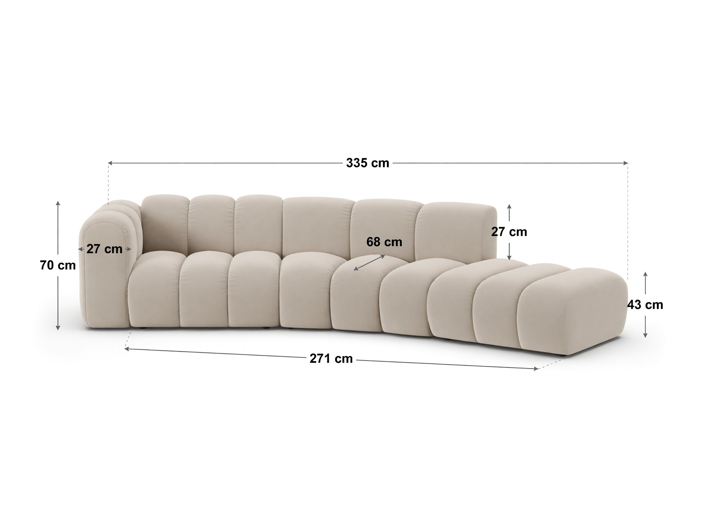 Modulinė sofa Cirleve 107 (Eden 16)
