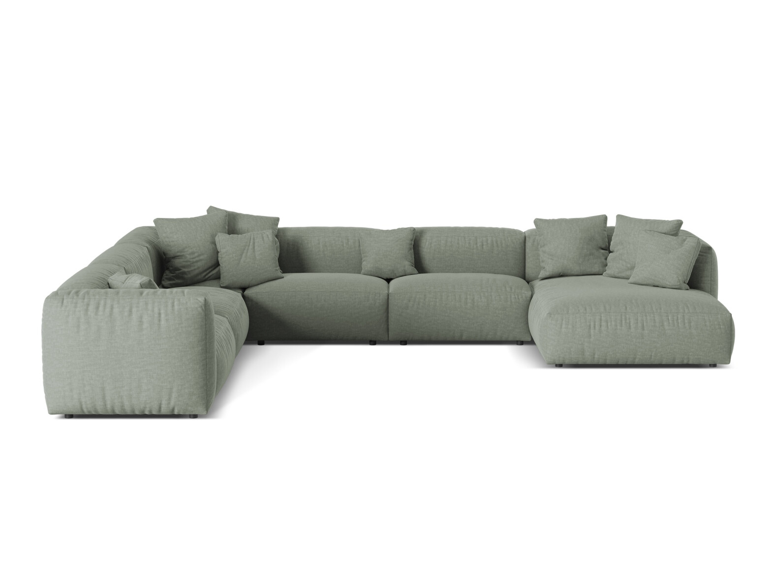 Modulinis minkštas kampas Sorcoro 132 (Boston Water Green)