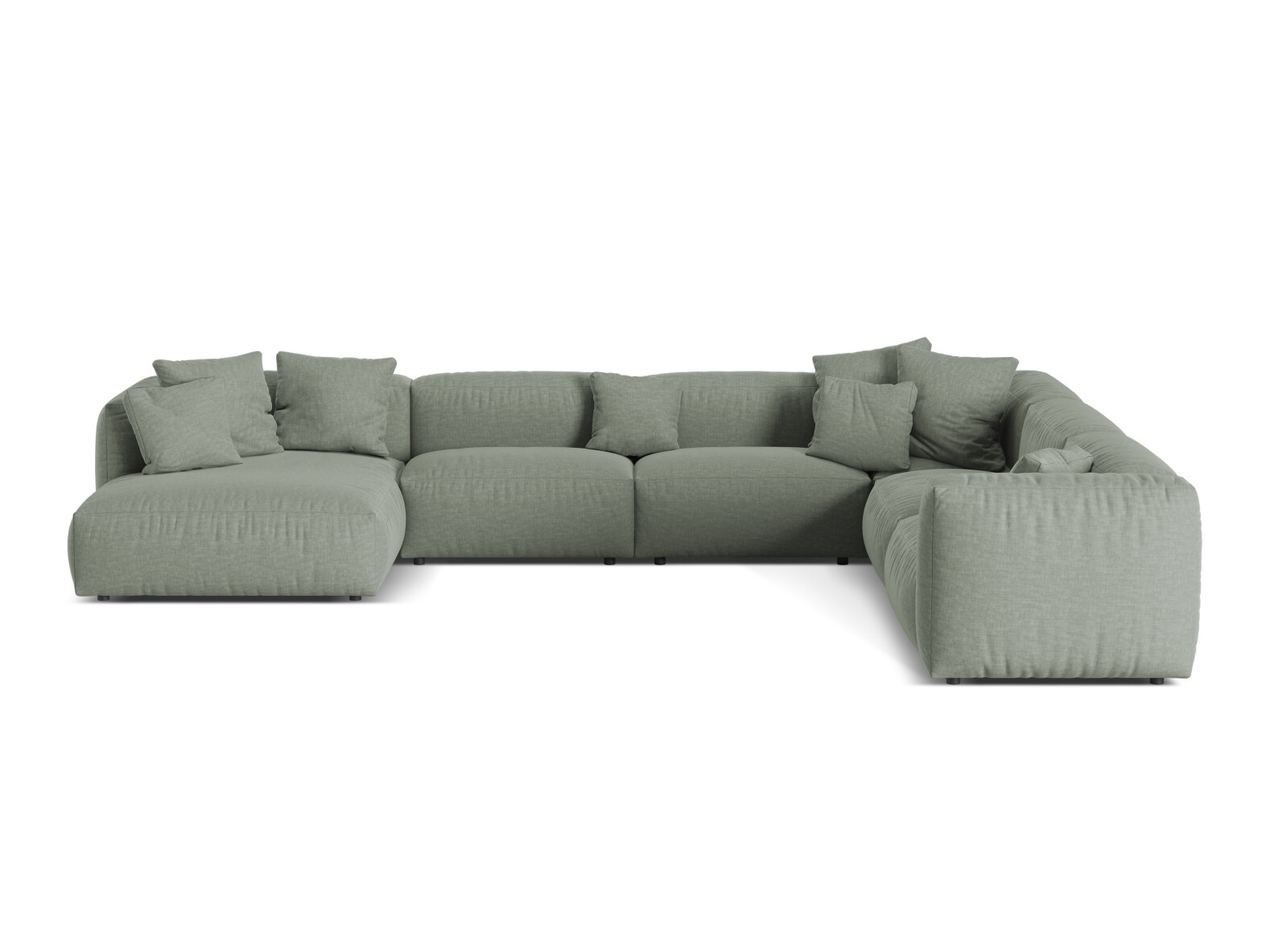 Modulinis minkštas kampas Sorcoro 132 (Boston Water Green)