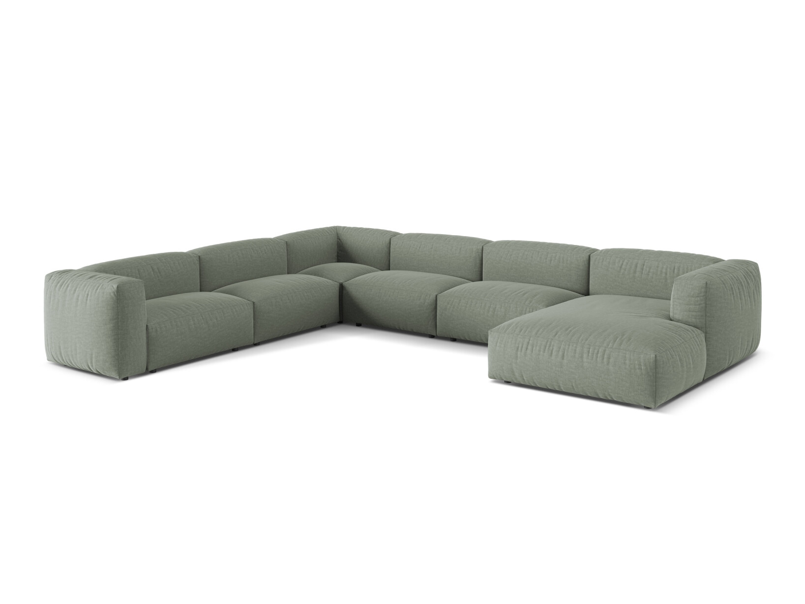 Modulinis minkštas kampas Sorcoro 132 (Boston Water Green)