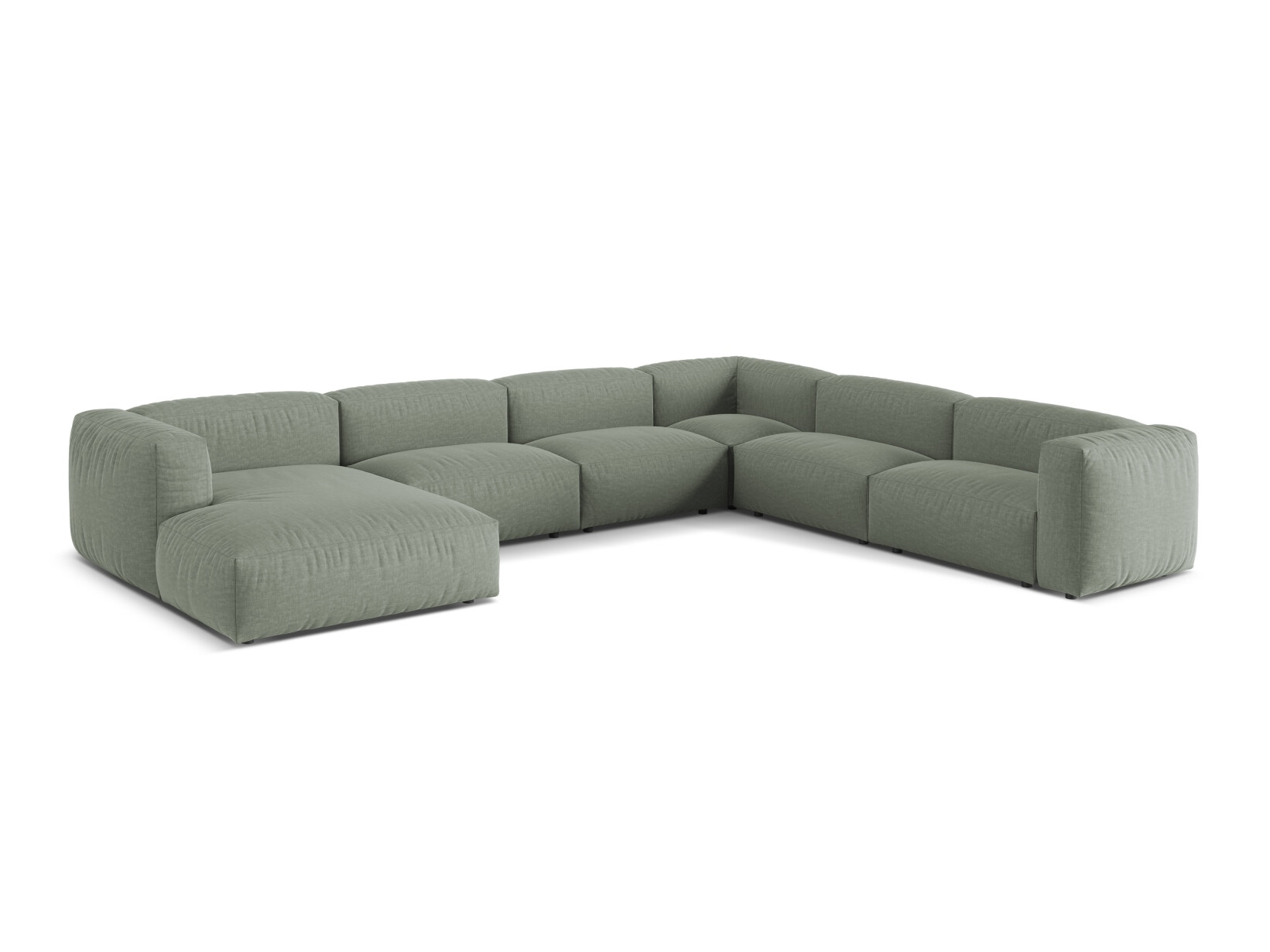 Modulinis minkštas kampas Sorcoro 132 (Boston Water Green)