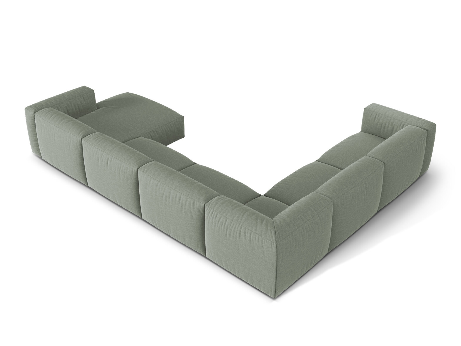 Modulinis minkštas kampas Sorcoro 132 (Boston Water Green)