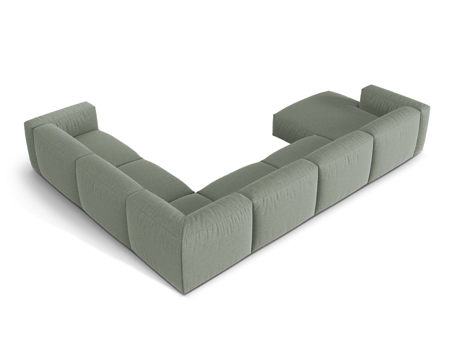 Modulinis minkštas kampas Sorcoro 132 (Boston Water Green)
