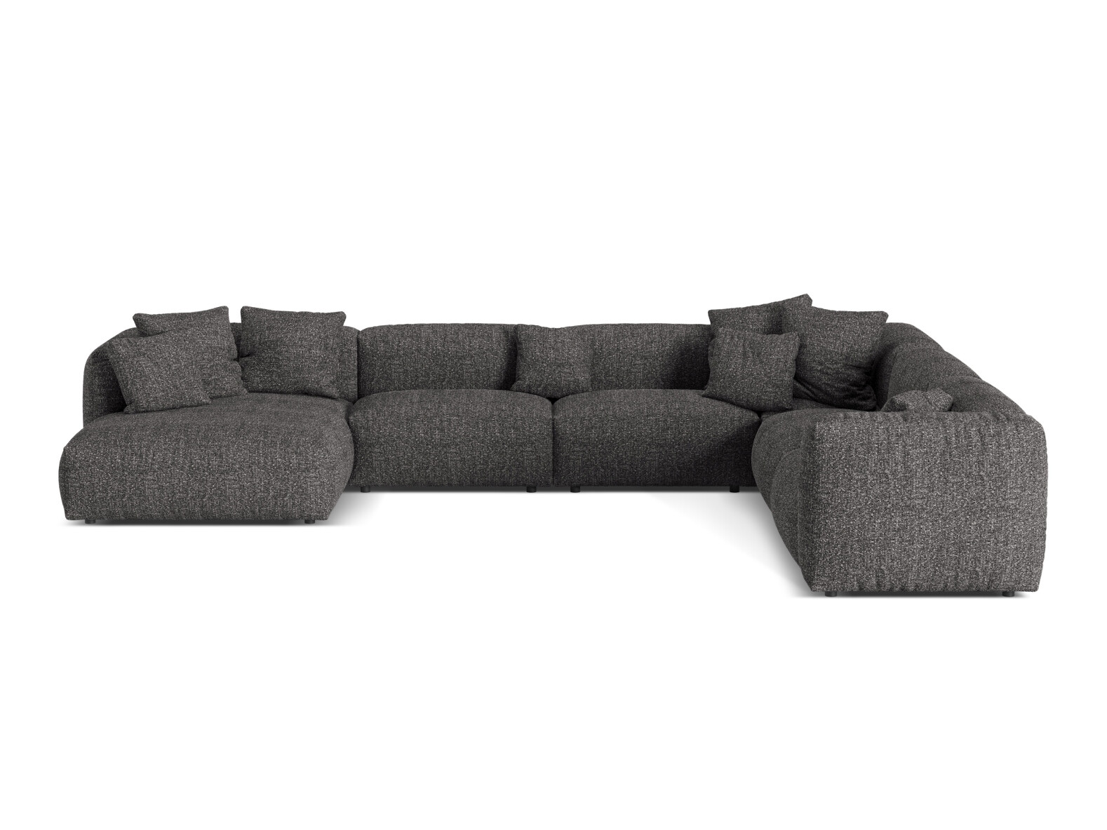 Modulinis minkštas kampas Sorcoro 132 (Monet Anthracite)