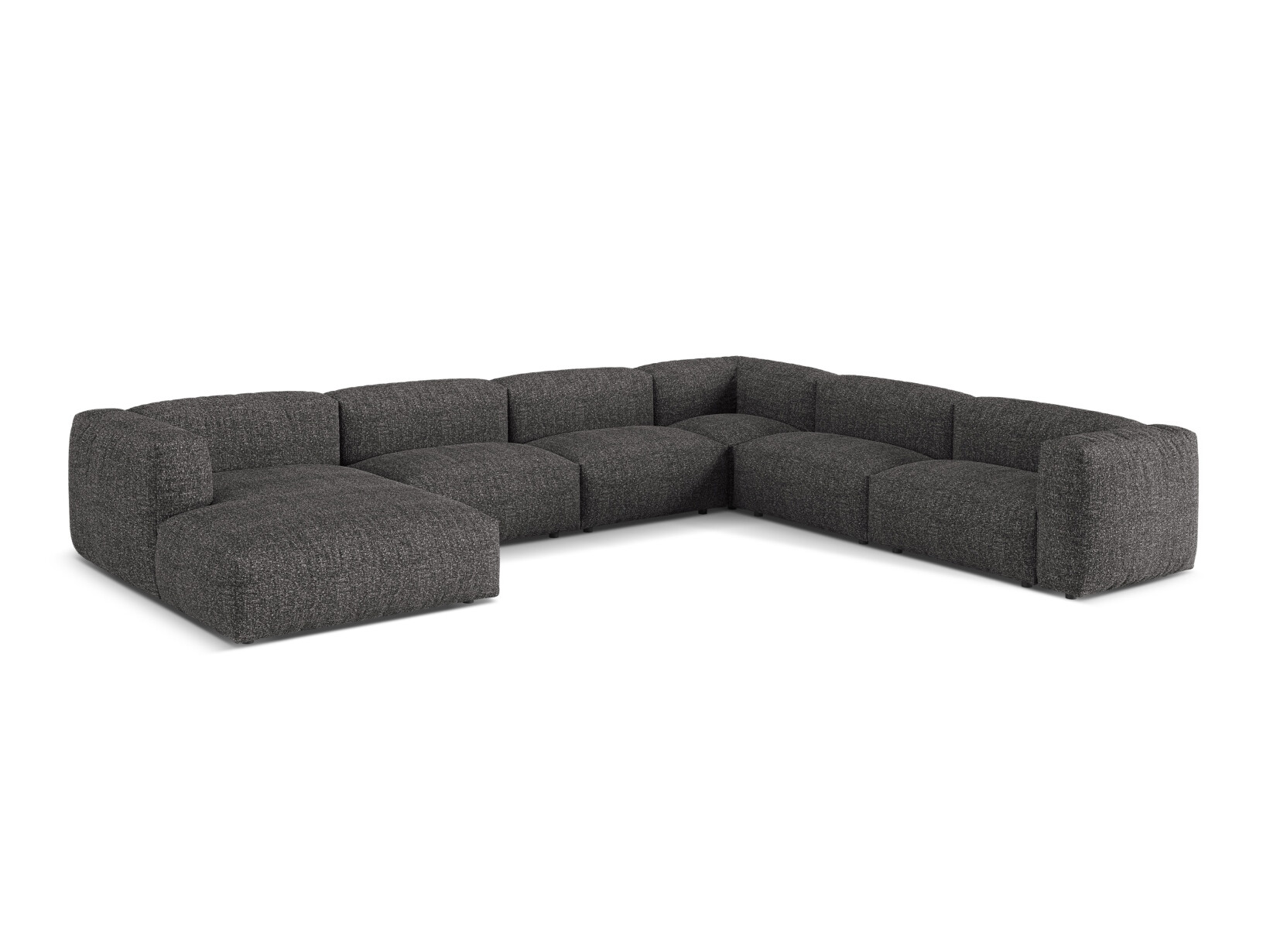 Modulinis minkštas kampas Sorcoro 132 (Monet Anthracite)
