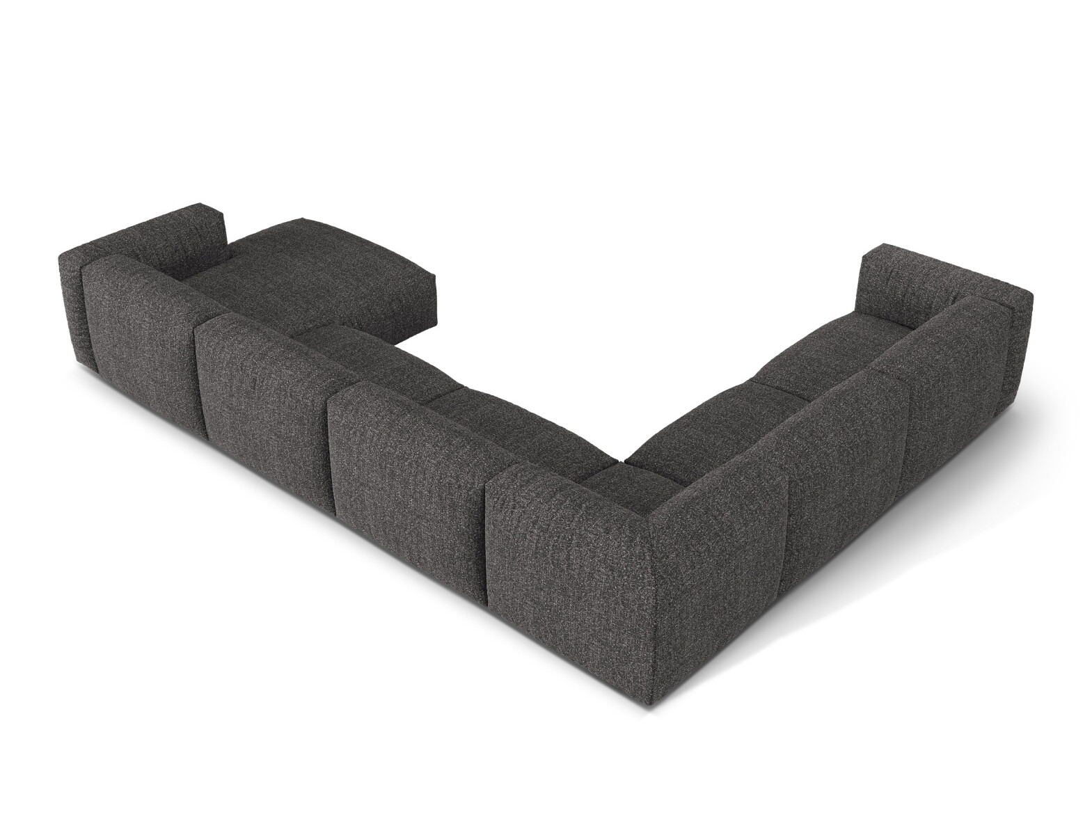 Modulinis minkštas kampas Sorcoro 132 (Monet Anthracite)
