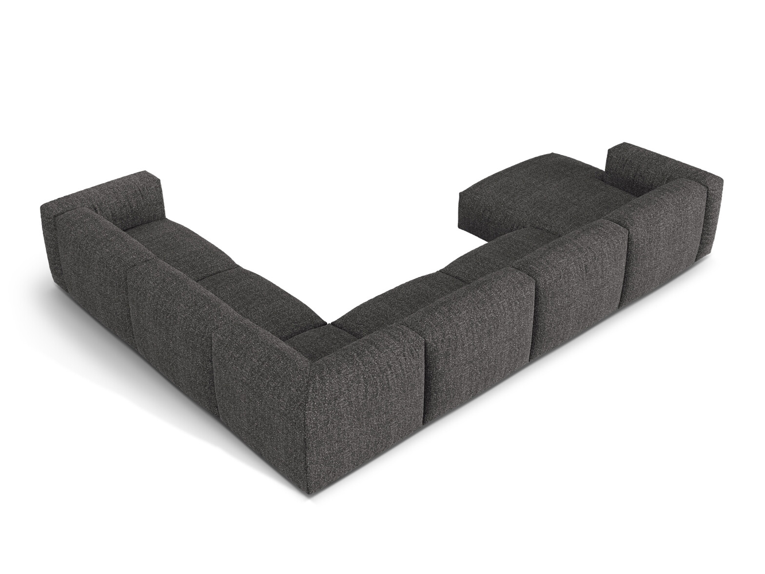 Modulinis minkštas kampas Sorcoro 132 (Monet Anthracite)