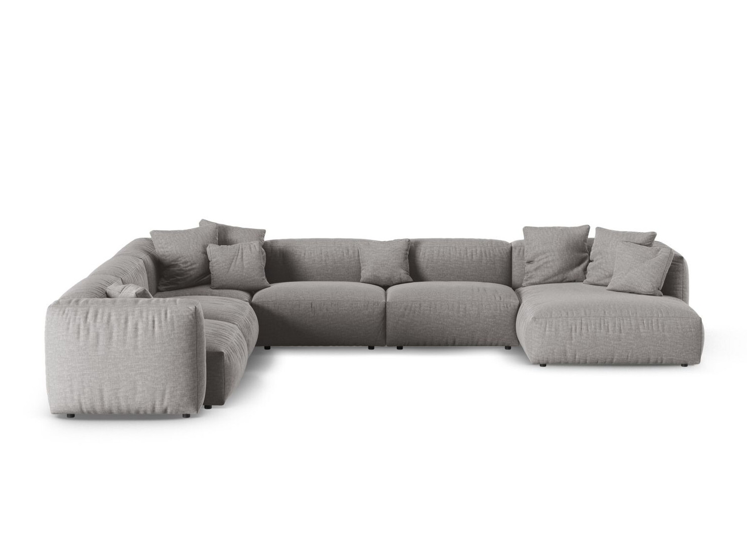 Modulinis minkštas kampas Sorcoro 133 (Boston Light Grey)