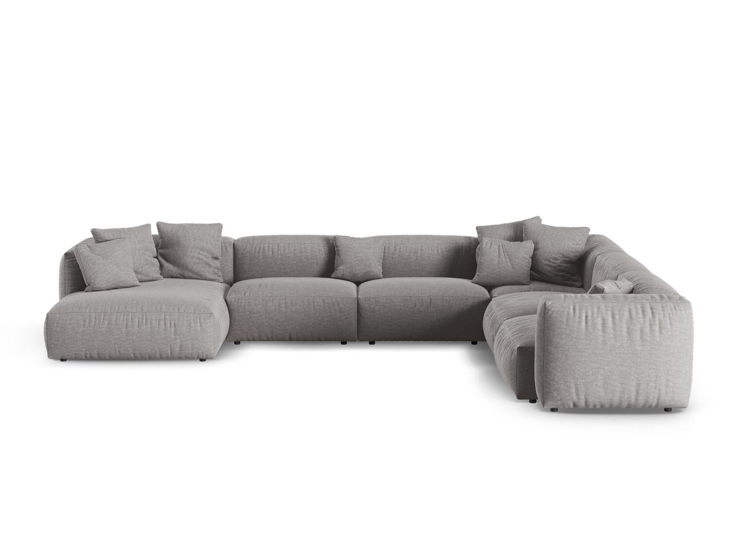 Modulinis minkštas kampas Sorcoro 133 (Boston Light Grey)