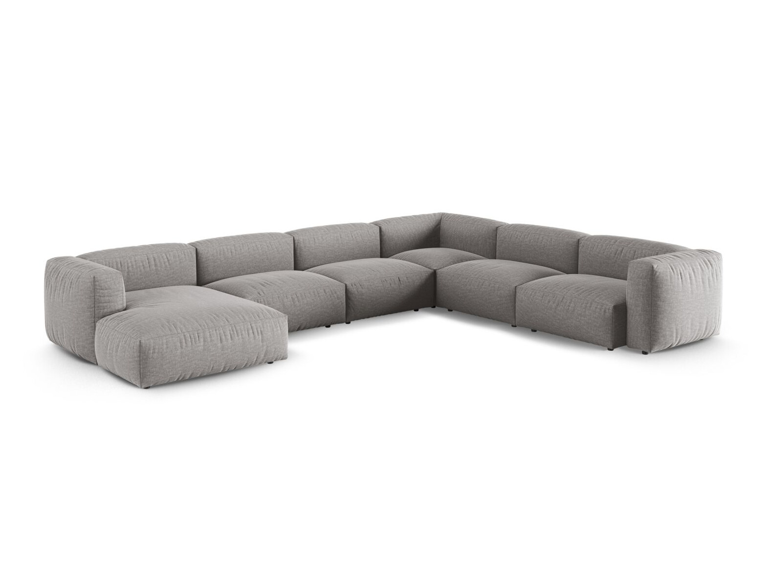 Modulinis minkštas kampas Sorcoro 133 (Boston Light Grey)