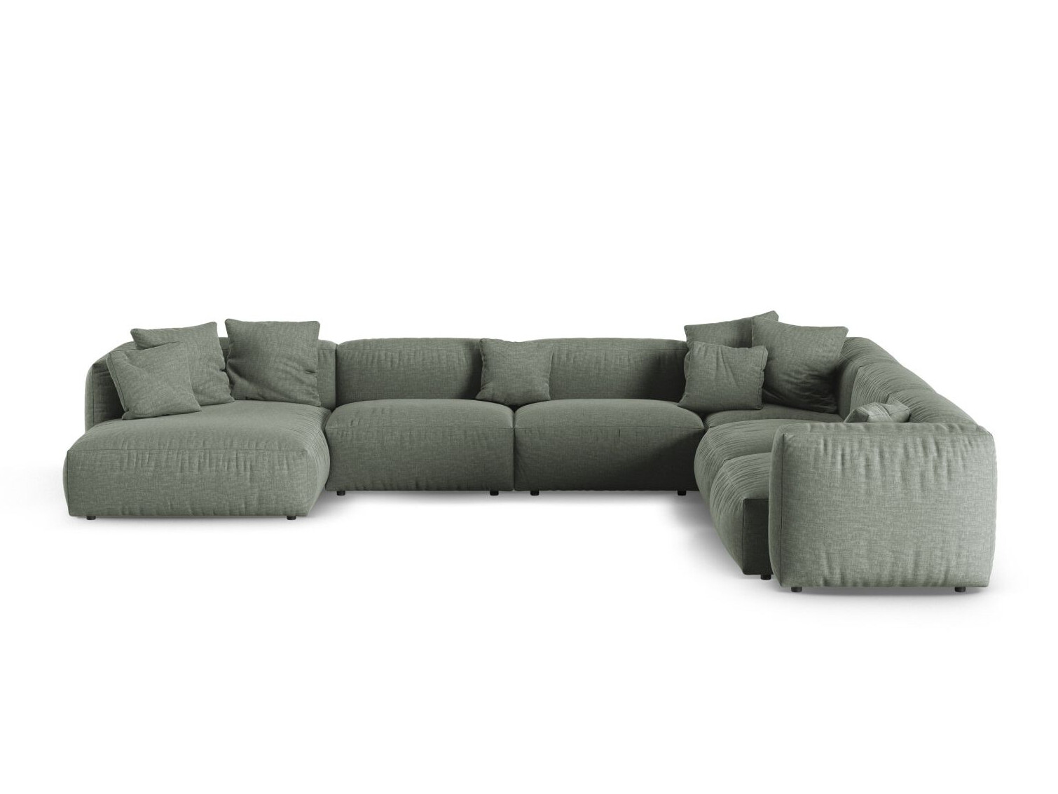 Modulinis minkštas kampas Sorcoro 133 (Boston Water Green)