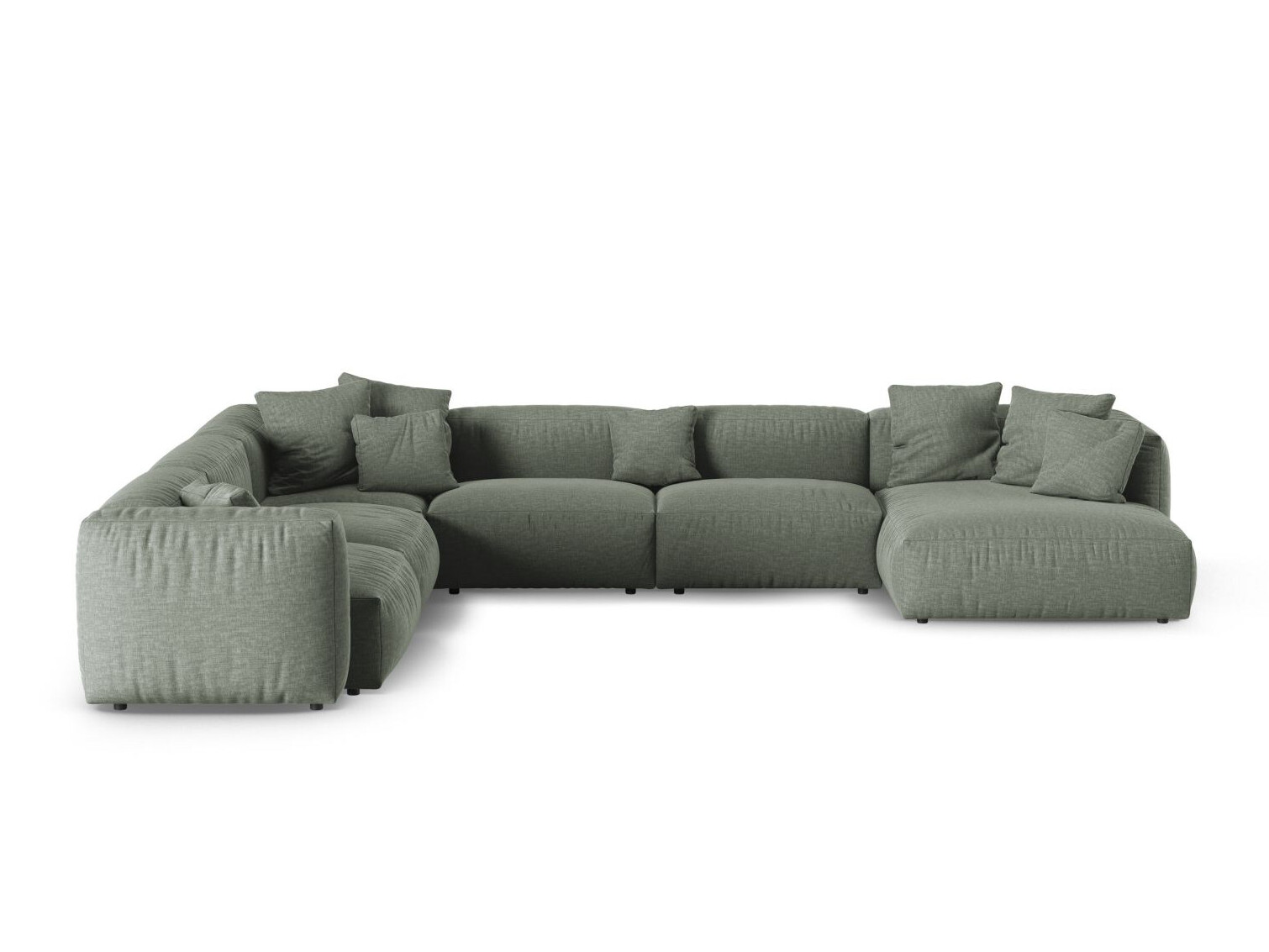 Modulinis minkštas kampas Sorcoro 133 (Boston Water Green)