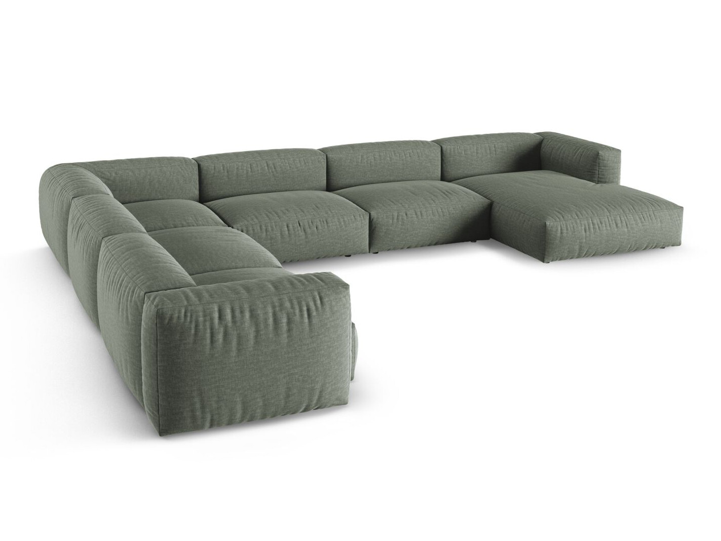 Modulinis minkštas kampas Sorcoro 133 (Boston Water Green)