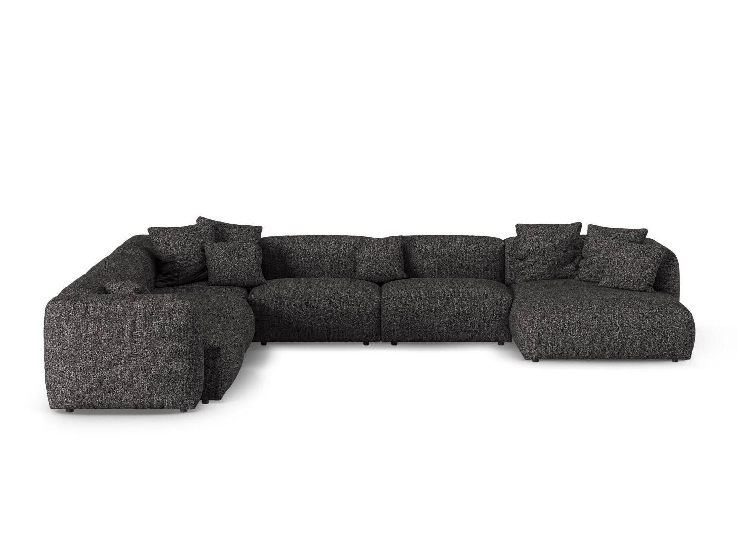 Modulinis minkštas kampas Sorcoro 133 (Monet Anthracite)