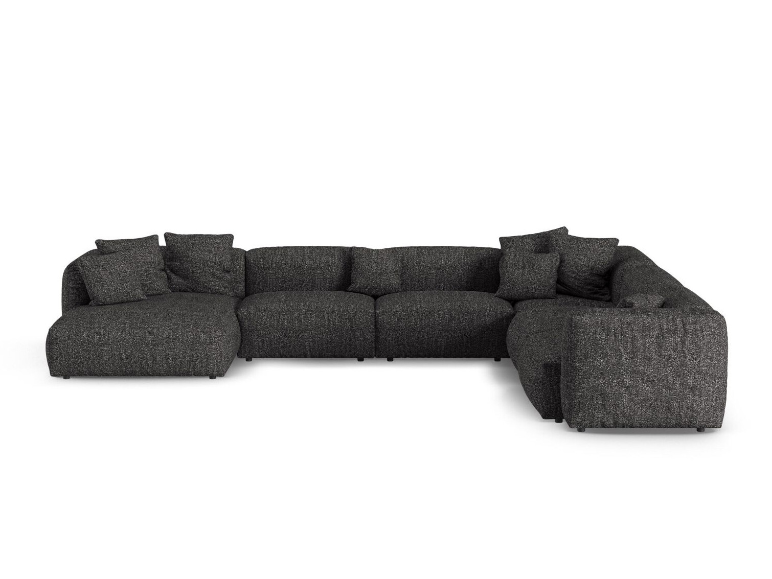 Modulinis minkštas kampas Sorcoro 133 (Monet Anthracite)