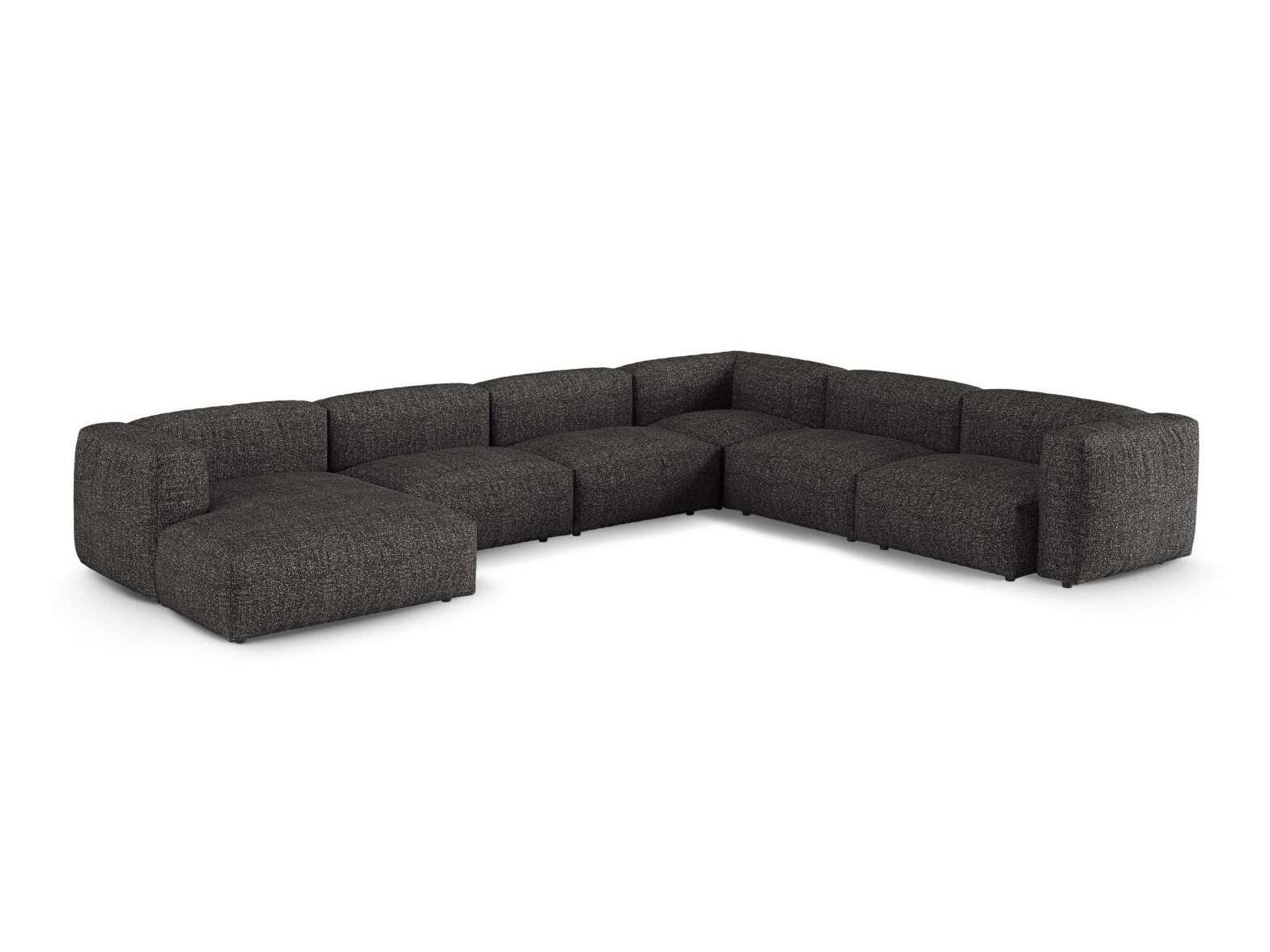 Modulinis minkštas kampas Sorcoro 133 (Monet Anthracite)