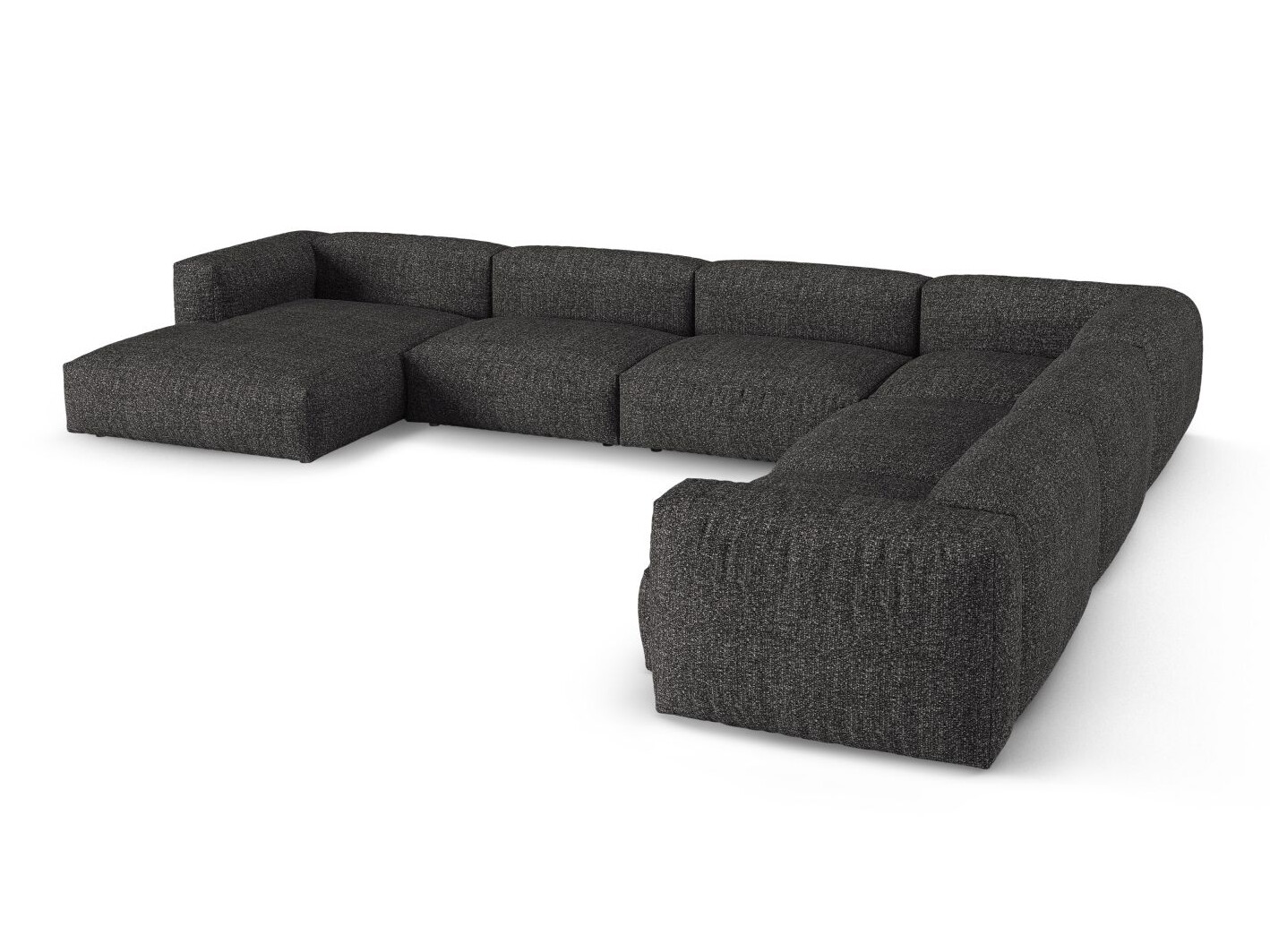 Modulinis minkštas kampas Sorcoro 133 (Monet Anthracite)