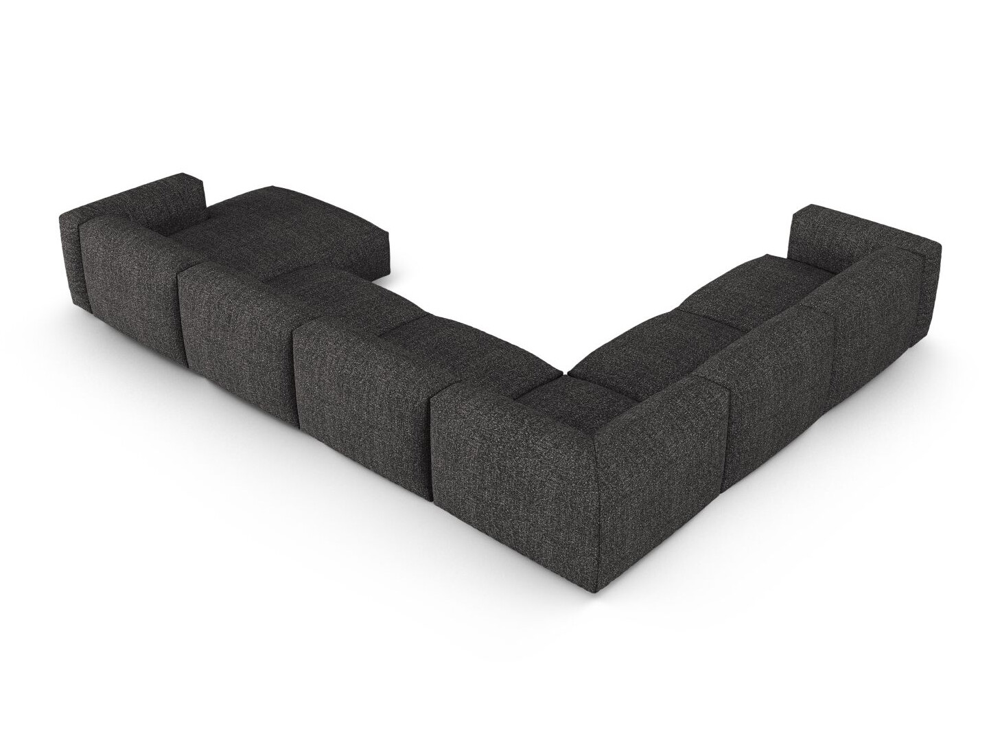 Modulinis minkštas kampas Sorcoro 133 (Monet Anthracite)
