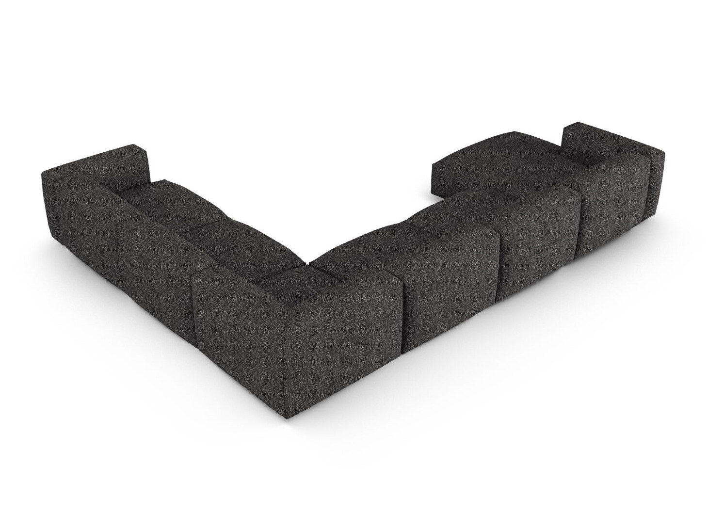 Modulinis minkštas kampas Sorcoro 133 (Monet Anthracite)