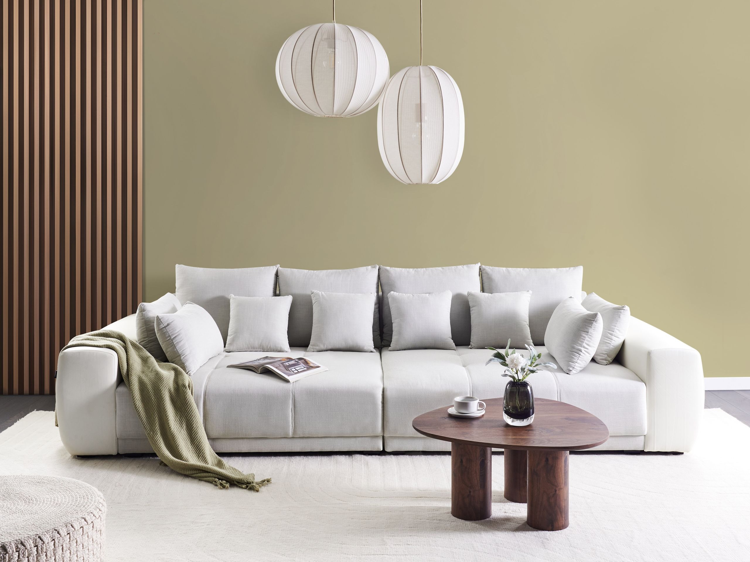 Sofa Berwyn 598 (Pilka + Smėlinė)