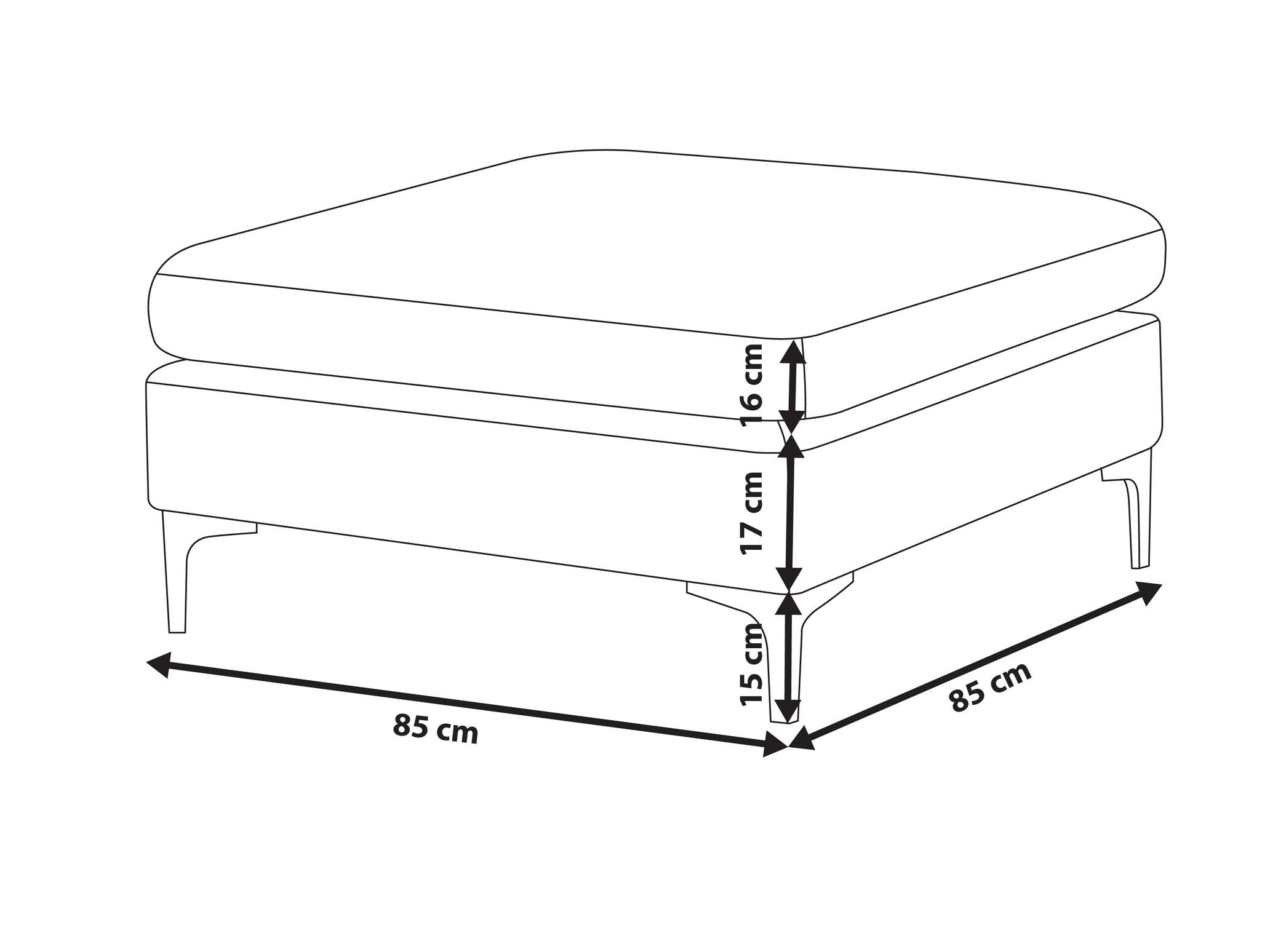 Pufas Berwyn 2528 (Mėlyna)