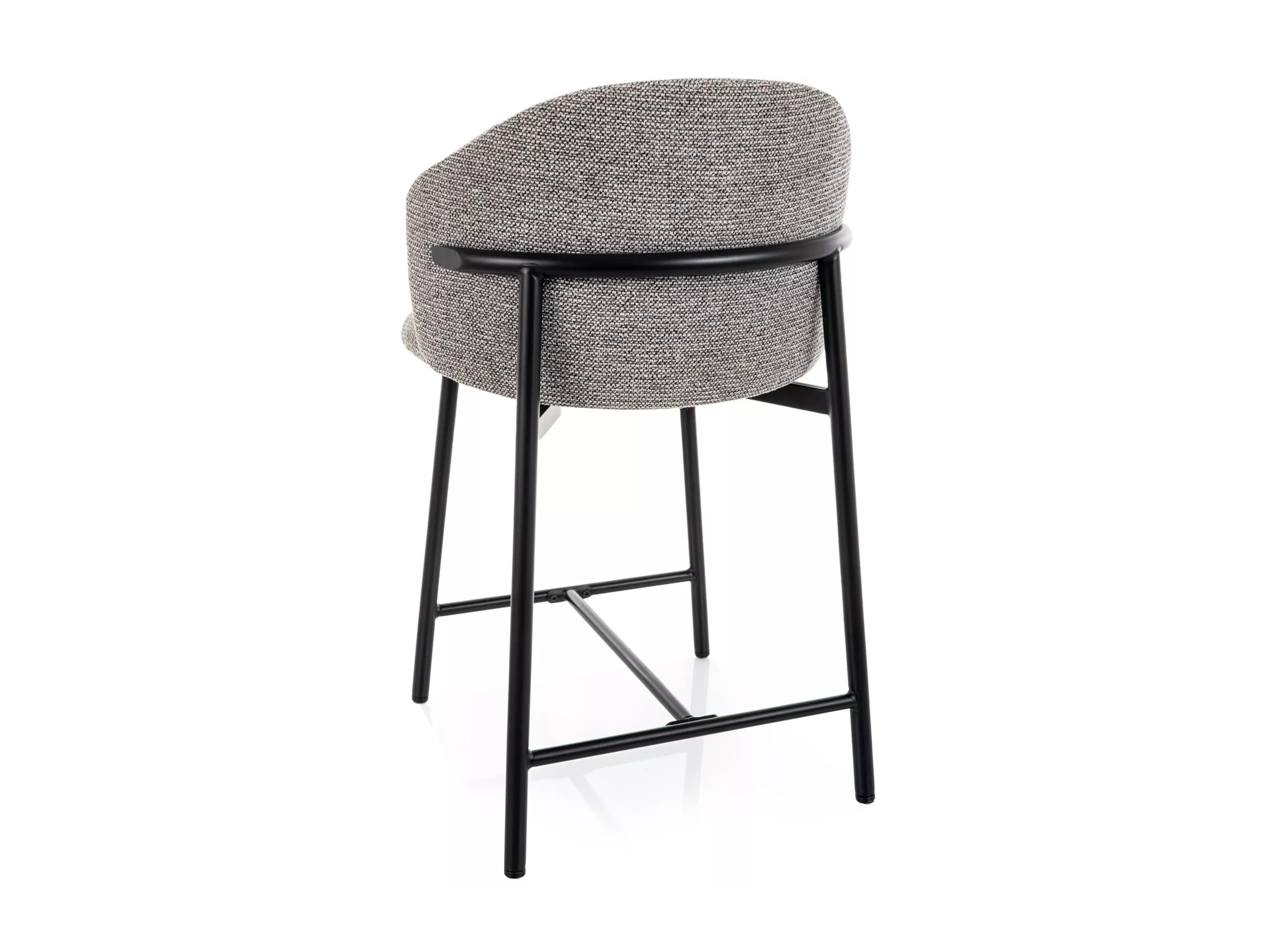 Pusbario kėdė Detroit 948 (Šviesi pilka + Juoda)