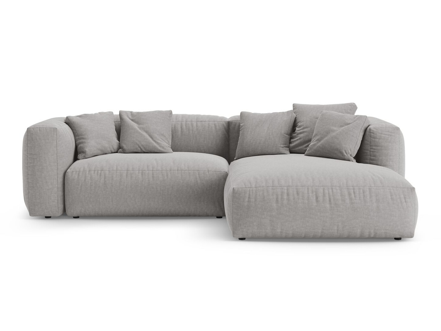 Minkštas kampas Sorcoro 136 (Boston Light Grey)