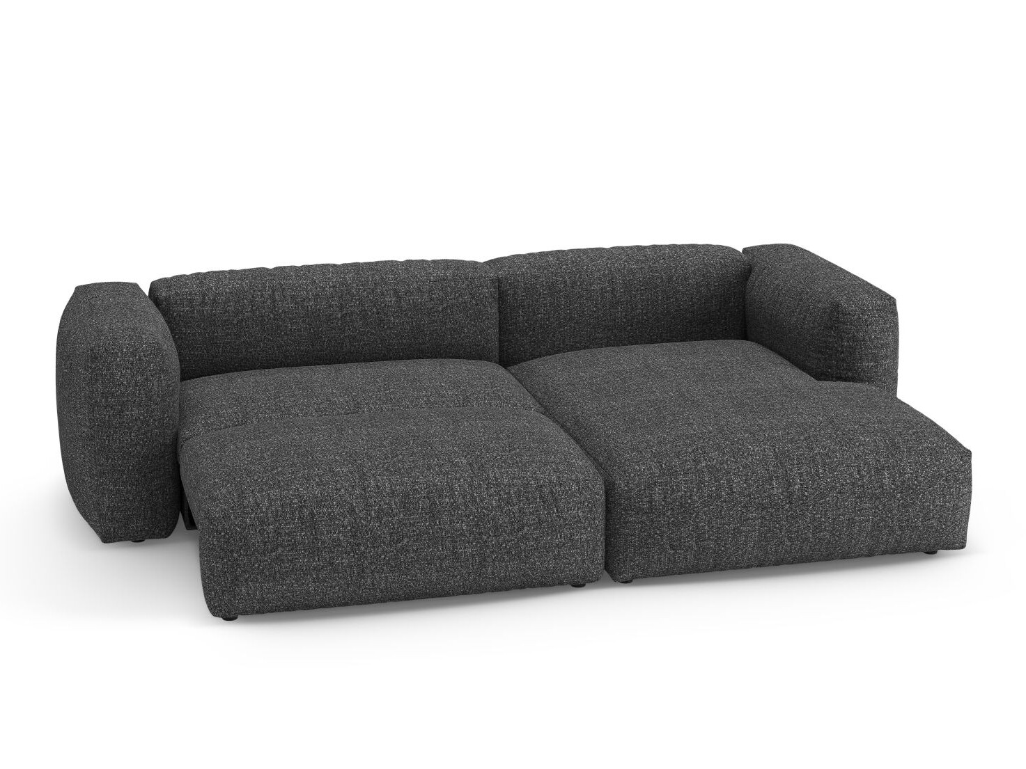 Minkštas kampas Sorcoro 136 (Monet Anthracite)