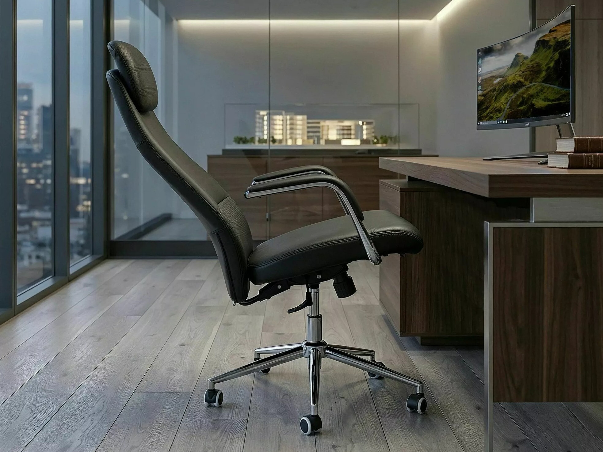 Biuro kėdė Detroit 951 (Juoda)
