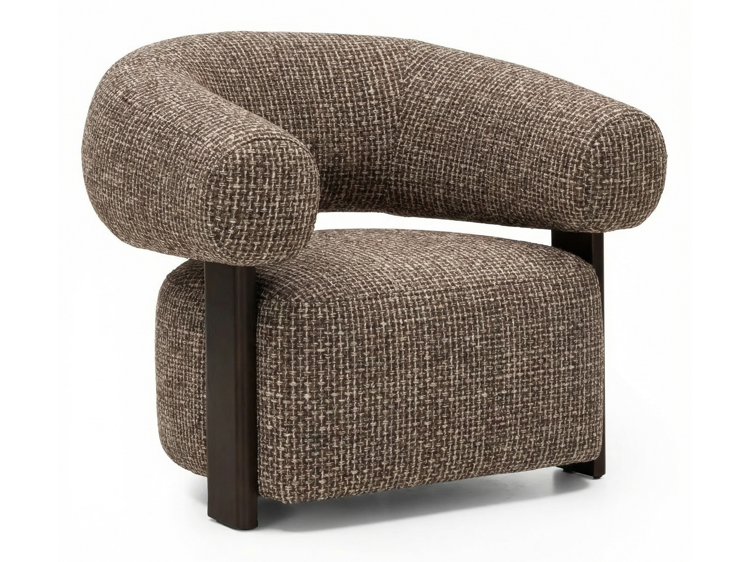 Fotelis Burleson 548 (Ruda + Graikinis riešutas)
