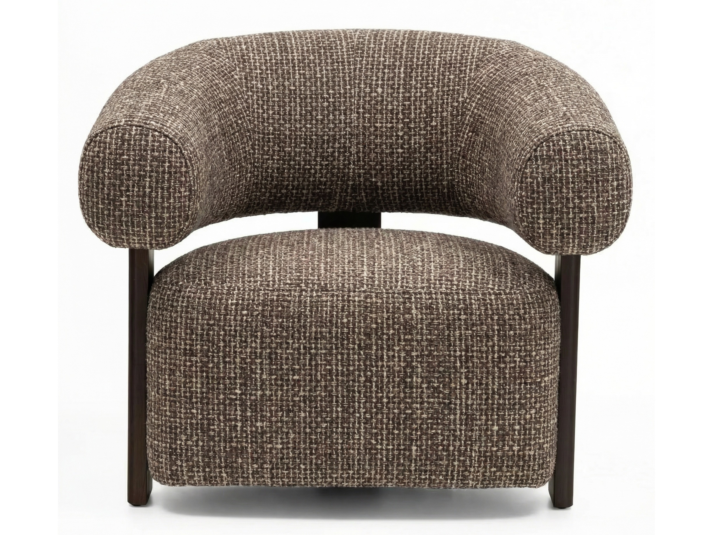 Fotelis Burleson 548 (Ruda + Graikinis riešutas)