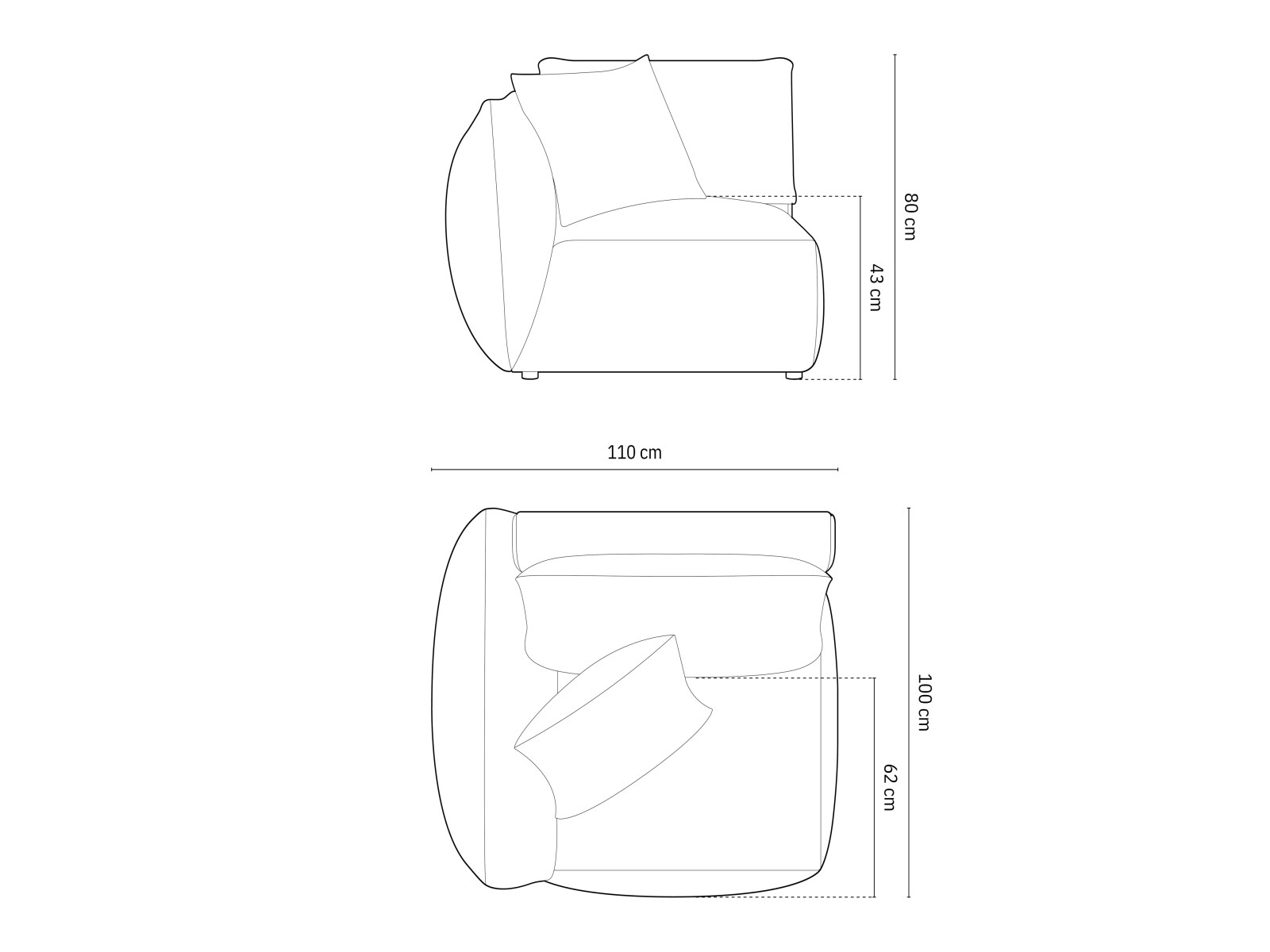 Modulinė sėdimoji dalis Ruvmone 101 (Casino Pearl)