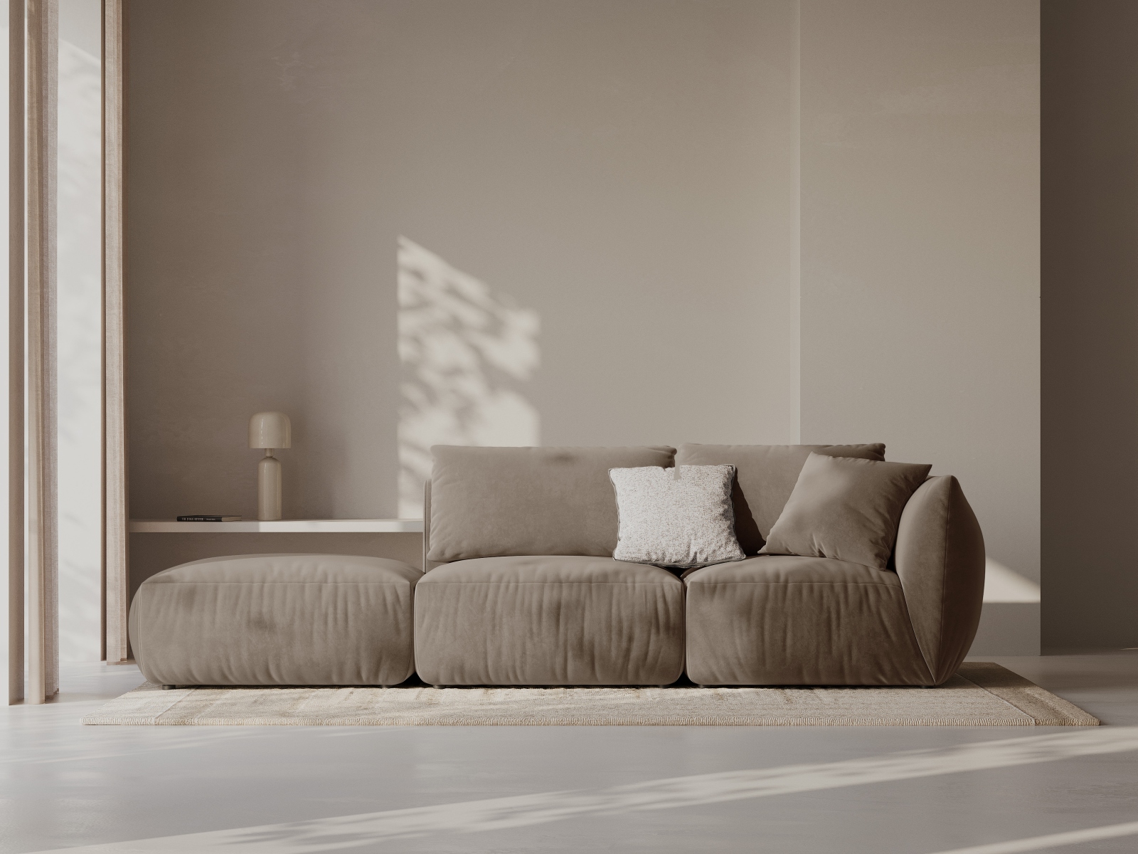 Modulinė sofa Ruvmone 105 (Casino Taupe)