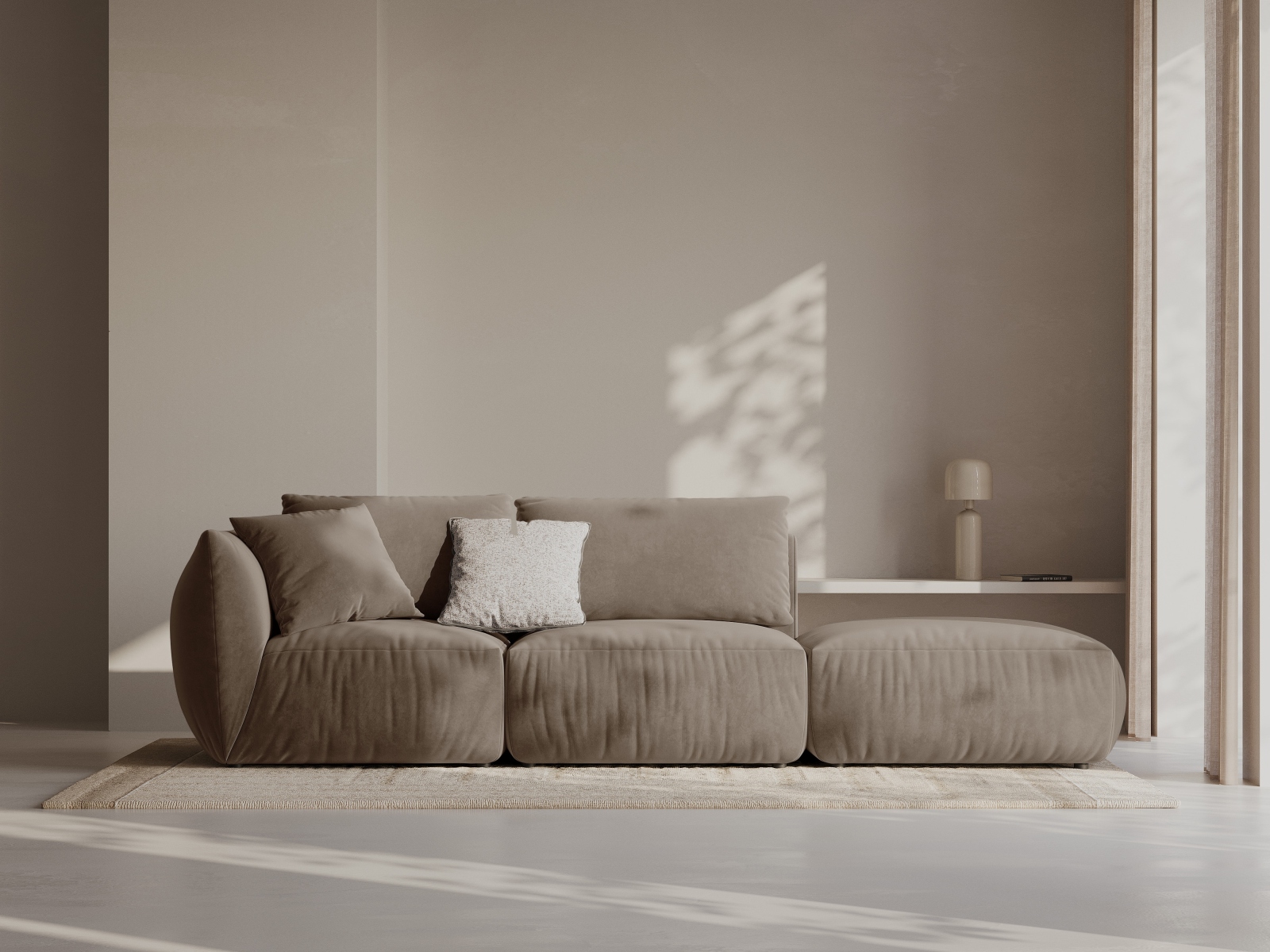 Modulinė sofa Ruvmone 105 (Casino Taupe)