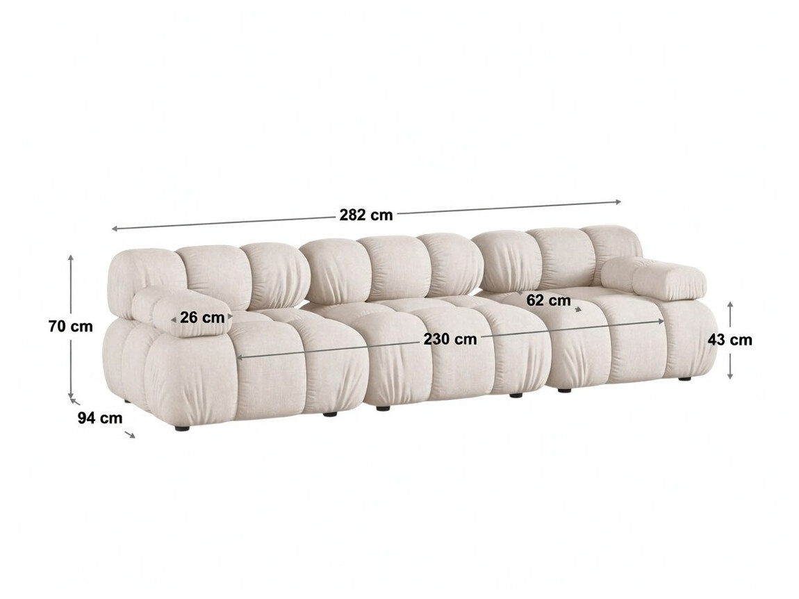 Modulinė sofa Caltenu 107 (Sonic 23)