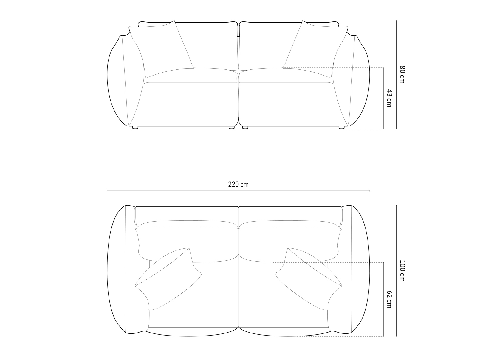 Modulinė sofa Ruvmone 106 (Casino Pearl)